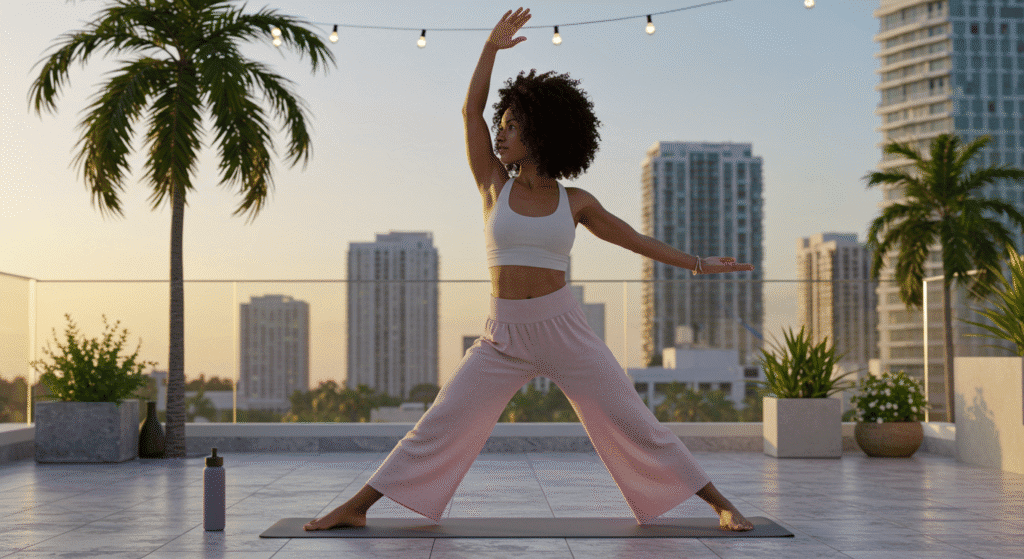 fitness and yoga studio in Miami